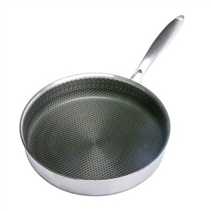 Wajan Stainless Steel dengan Tutup