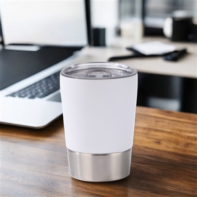 "Tingkatkan Semangat Pagi Anda dengan Gelas Kopi Stainless Steel Berdinding Ganda"